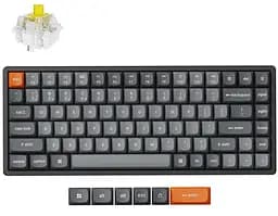 Клавіатура Keychron K2 Max 75% Compact K Super Banana EN/UKR RGB Black (K2M-C4-UA)