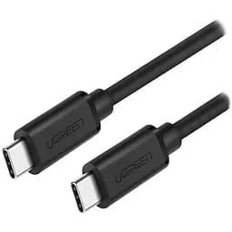 Кабель USB 2.0 Ugreen Type-C M-M 1.5 м 18W Черный Cable Nickel Plating US286