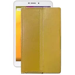 Чехол StatusCASE из экокожи для планшета Nomi Corsa 3G C070010 Золотой