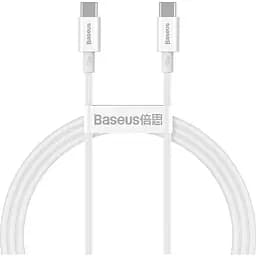 Кабель Baseus Superior Series Fast Charging USB-С to USB-С 100W 2m White (CATYS-C02) [151856]