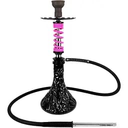 Кальян Trumpet Hookah Rider S Pink (колба Crystal Black)