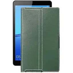 Чехол StatusCASE из экокожи для планшета Huawei MediaPad M5 Lite 8 Темно-зеленый