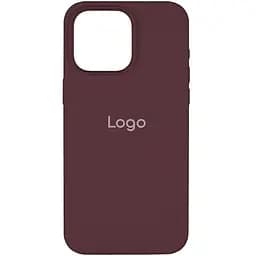 Чохол Spase Silicone Case Full Size AA iPhone 15 Pro Max Plum