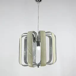 Люстра в корпусі із білої екошкіри Line.F S 1809/1 WT