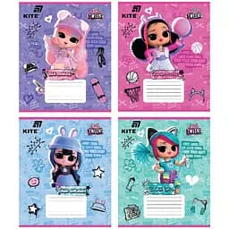 Набор тетрадей Kite LO в косую линию 12 листов 25 шт. (LO26-235)