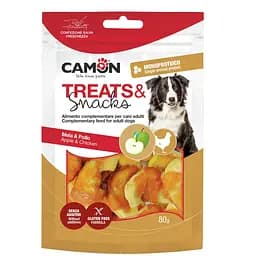 Ласощі Camon для собак, яблуко обмотане куркою, 80г
