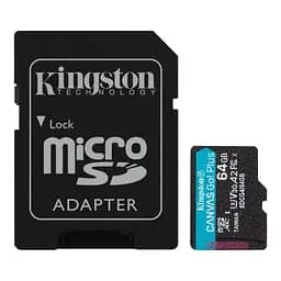 Карта пам'яті microSDXC 64Gb Canvas Go! Plus Kingston teh0020721