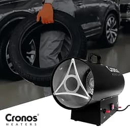 Теплова гармата Cronos TSG-30M газова 30 кВт + редуктор + шланг - мініатюра 4