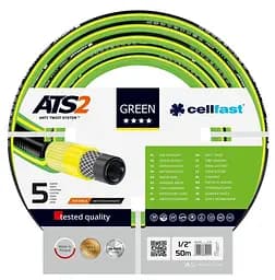 Шланг садовий GREEN ATS 1/2" 50м 5 шарів до 30бар -20…+60°C Cellfast sad0001925 - мініатюра 2