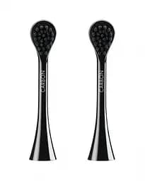 Насадки для звукової щітки Curaprox Hydrosonic Black is White Сarbon 2 шт. чорні - мініатюра 2