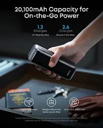 Портативний зарядний пристрій Anker Prime - 20000 mAh 220W PD Black (7263065) - мініатюра 5