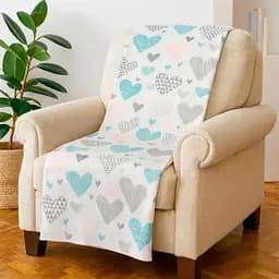 Набір із двох пледів Love You фліс Ніжні серця 150x200 см (LY9105set2)