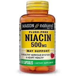 Ніацин B3 Mason Natural 500 мг 60 капсул