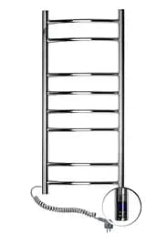 Электрический полотенцесушитель Navin Камелия 360x800 Sensor левый с таймером 10-007133-3680, Хром, Левое, Электронный