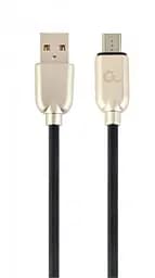 Кабель USB 2.0 AM - microUSB (5P), 1 м, чорний, Cablexpert, 2.1A (CC-USB2R-AMmBM-1M)