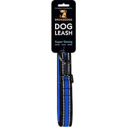 Повідець для собак BronzeDog Mesh, розмір М, 200х2 см, синій - мініатюра 6