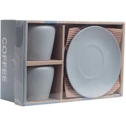 Набір чашок Limited Edition Coffee 2 персони 240 мл сірий (RX-N24704) - мініатюра 6