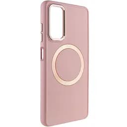 Чохол Epik TPU Bonbon Metal Style with MagSafe для Samsung Galaxy A15 4G/5G/M15 5G Рожевий/Light Pink