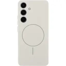 Чехол Lakshmi Silicone Cover Full Camera AA with MagFit для Samsung Galaxy S26+ Белый/White
