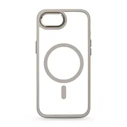 Чехол для Apple iPhone 16e/17e, Unit MagSafe, серый, прозрачный, магсейф, противоударный, магнитный, панель-накладка с поддержкой MagSafe, с поддержкой беспроводной зарядки, TPU+PC, защита всего корпуса, ударостойкий, ArmorStandart (ARM83876)