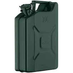 2E Каністра для палива JCM10V вертикальна, 10 л, метал, 0.6 мм, зелений, 2.3 кг