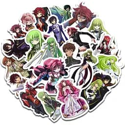 Стикерпак набір наклейок G-Toys Code Geass 45 шт. (SP CG 01)