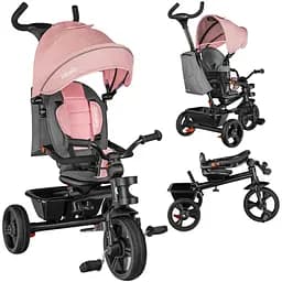 Велосипед триколісний Lionelo Haari Bubblegum