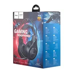 Навушники Hoco W106 Tiger gaming headset чорні - мініатюра 2