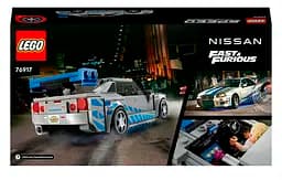 Конструктор LEGO Speed Champions «Подвійний форсаж» Nissan Skyline GT-R (R34), 319 деталей (76917) - мініатюра 2