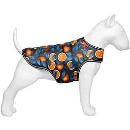 Курточка-накидка для собак Waudog Clothes, малюнок "Апельсини", S, А 32 см, B 41-51 см, С 25-35 см [CD]