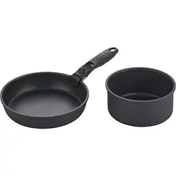 Набір посуду Gipfel Senator: ківш 18х9 см 2 л + сковорода 24х5 см зі знімною ручкою (0149)