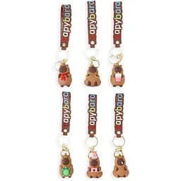 Брелок - Капібара колір різнокольоровий No Brand ЦБ-00268679