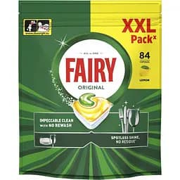 Капсулы для посудомоечных машин Fairy Original Все-в-1, 84 шт.