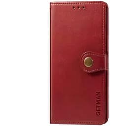 Шкіряний чохол-книжка GETMAN Gallant (PU) для Xiaomi Redmi A1 / A2 Червоний