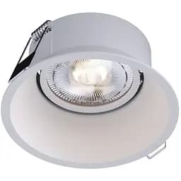 Светильник точечный врізний KLOODI KD-1129-R WH