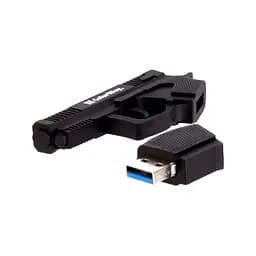 USB флеш накопичувач ColorWay Pistol 64 GB 3.0 Black (CW-USBPL64) - мініатюра 2
