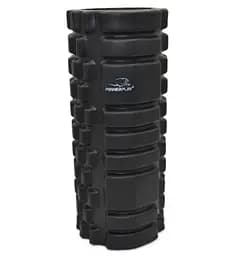Масажний ролик (роллер) PowerPlay 4025 Massage Roller Чорно-помаранчевий (33x15 см) (PP_4025_Black/Orange) - мініатюра 3