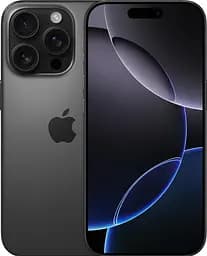Смартфон Apple iPhone 16 Pro 128GB eSIM Black Titanium (MYM93)