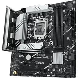 Материнська плата Asus Prime LGA1700, B760M-PLUS, B760, 4xDDR5, Int.Video(CPU), 4xSATA3, 2xM.2, 2xPCI-E 4.0 x16, 1xPCI-E 4.0 x1, Realtek 7.1, Realtek 2.5Gb, 4xUSB3.2/7xUSB2.0, HDMI/DP, MicroATX - мініатюра 4