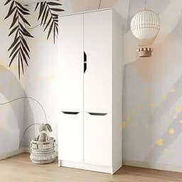 Шкаф распашной MebelStar 4Д Лилу 80x40x210 см Аляска белый (MBS-1319)