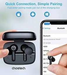 Bluetooth-гарнітура Choetech TWS bluetooth (BH-T06) - мініатюра 6