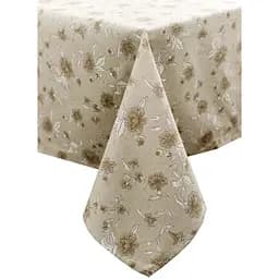 Скатертина Прованс Господиня Квіти 220х136 см бежева (31586)