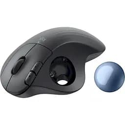 Миша бездротова Logitech Ergo M575S Graphite + Blue Ball (910-007029) - мініатюра 3