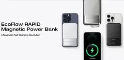 Акумулятор зовнішній EcoFlow RAPID Magnetic 10000mAh 65W 2-в-1 бездротова + дротова зарядка - мініатюра 6