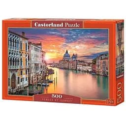 Пазл Castorland puzzle Венеция на закате, 500 эл. (B-52479)