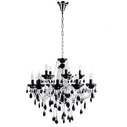 Люстра свеча Brille подвесная хрустальная E14 60W BK (BCL-274S/15)