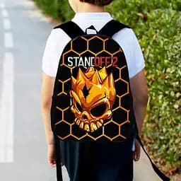 Рюкзак детский стендофф "Standoff2" 34х27см, городской ранец для мальчика с принтом (00347)