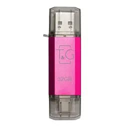 Флеш-накопичувач USB 32GB Type-C T&G 009 Star Series Fuchsia (TG009TC-32GFC)