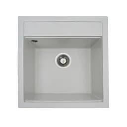Кухонная мойка из искусственного камня прямоугольная WiZ №18 490х510 мм (Серая)