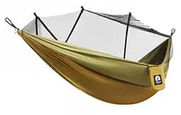 Туристический гамак Mountain Goat 270 x 140 см с москитной сеткой, одноместный, подвесной Olive (P-5905973403153)